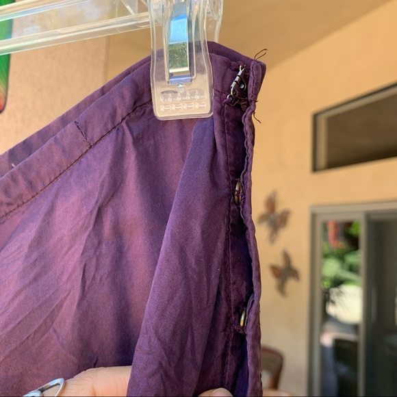 Electric Feathers 100% Silk Pants - Picture 5 of 7